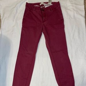 Women’s Crimson/dark red Khakis